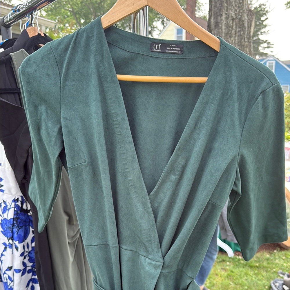 Zara Green Midi Dress